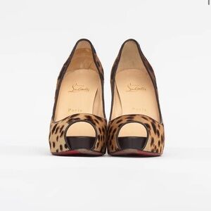 Christian Louboutin Cheetah Platform Pumps